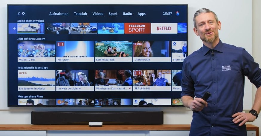 Swisscom integriert Netflix in Swisscom TV.