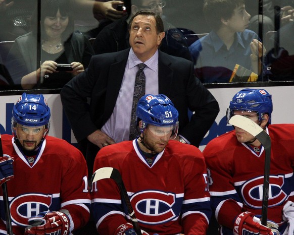 Cheftrainer&nbsp;Jacques Martin gerät 2011 mit den Montreal Canadiens in Not.
