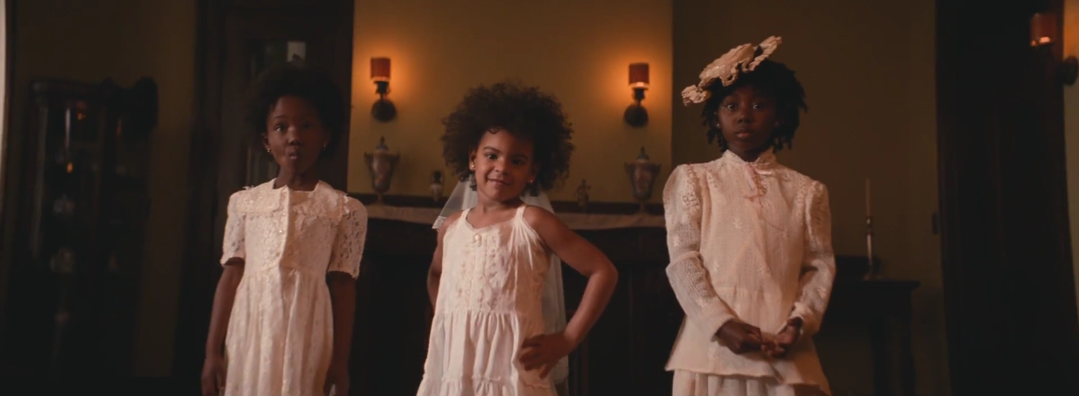 Schwarze Kinder an die Macht: In der Mitte (natürlich) Beyoncés Tochter Blue Ivy.