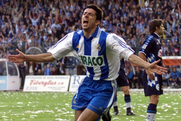 Der spätere Bayern-Stürmer Roy Makaay schiesst Deportivo im Jahr 2000 zum spanischen Meistertitel.