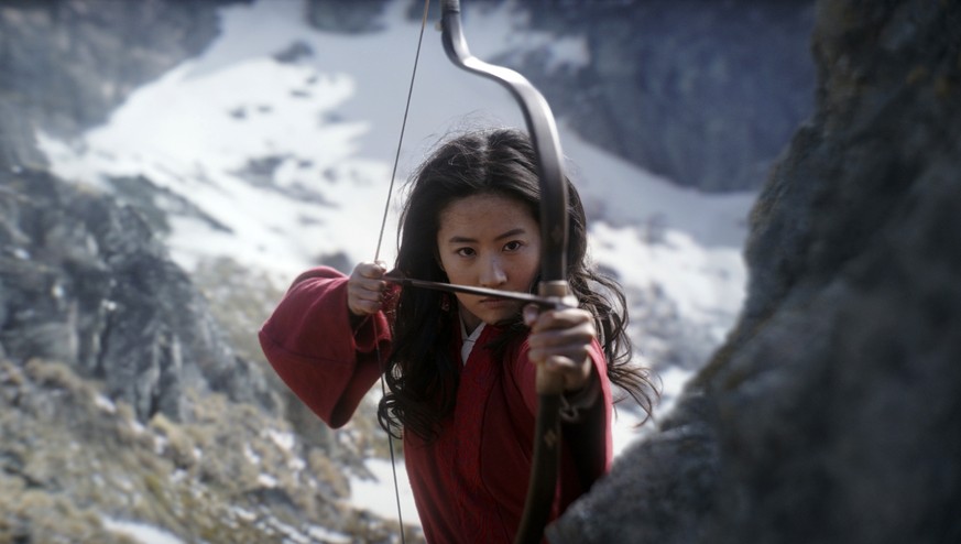 This image released by Disney shows Yifei Liu in the title role of &quot;Mulan.&quot; Disney said Friday, June 26, 2020 that it would delay the release of the live-action adaptation until Aug, 21, 202 ...