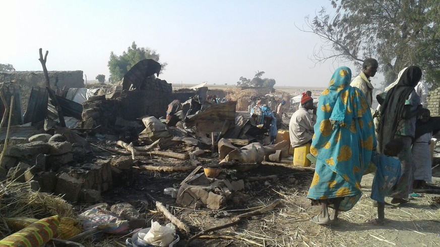 In Rann, Nigeria, wurde versehentlich ein Flüchtlingslager von einem nigerianischen Kampfflugzeug bombardiert. &nbsp;
