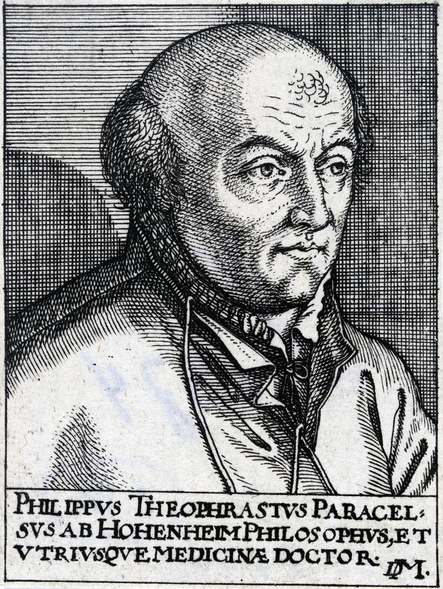 Porträt von Theophrastus Paracelsus, um 1620.