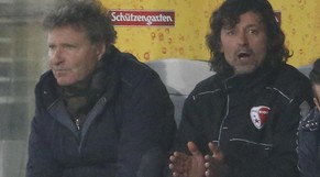 Sions Trainergespann Dries (links) und Smajic.