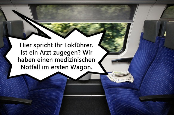 Zeitungen liegen auf Sitzbaenken in einem S-Bahn Abteil. (KEYSTONE/EQ IMAGES/Moritz Hager)