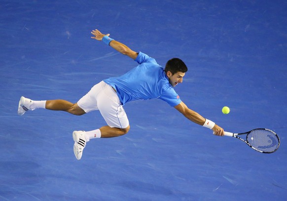 Novak Djokovic wird im Halbfinal gegen Stan Wawrinka sicherlich wieder alles geben müssen.