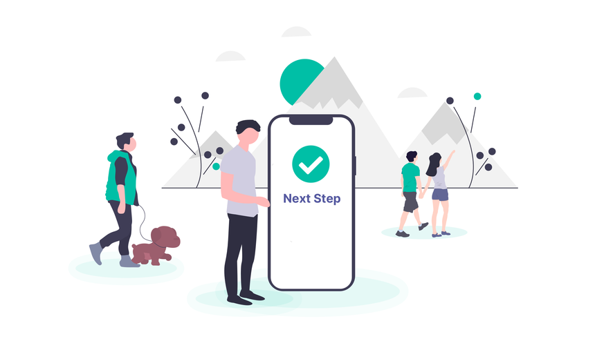 Die NextStep-App soll bei der Rückkehr in eine gewisse «Normalität» helfen.