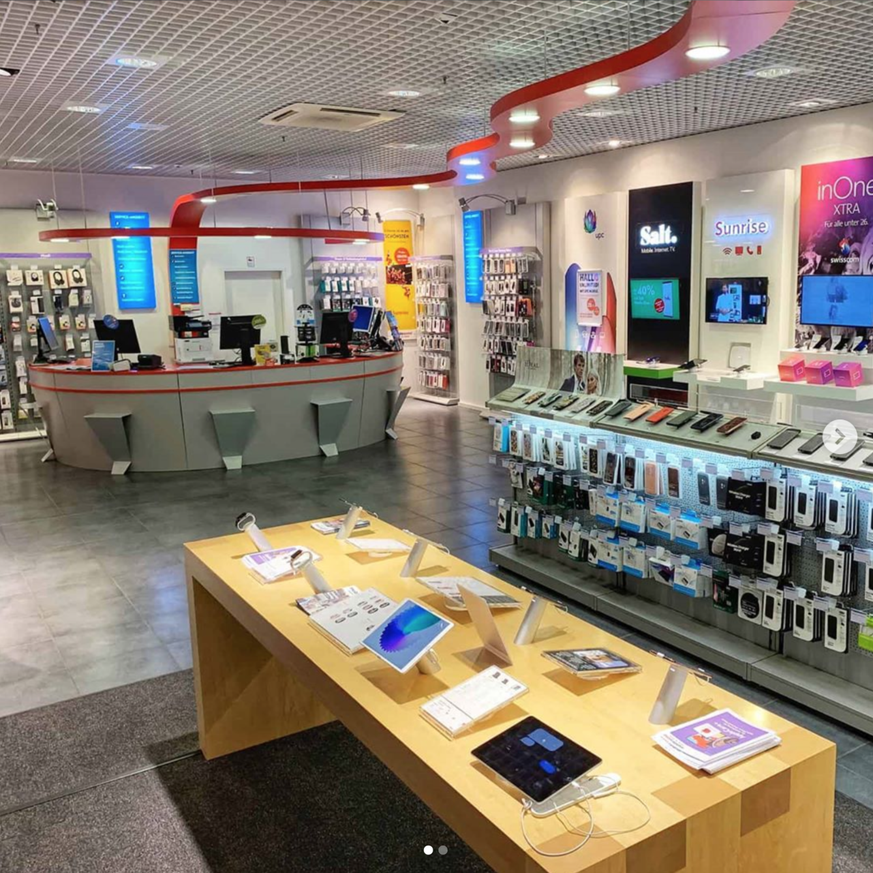 Mobilezone-Shop im Einkaufszentrum Westside in Bern. Alle Läden sollen ein neues «Layout» erhalten.