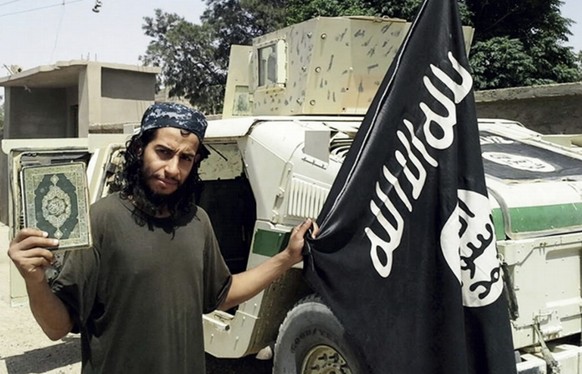 This undated image made available in the Islamic State&#039;s English-language magazine Dabiq, shows Belgian Abdelhamid Abaaoud. Abated who was identified by French authorities on Monday, Nov. 16, 201 ...