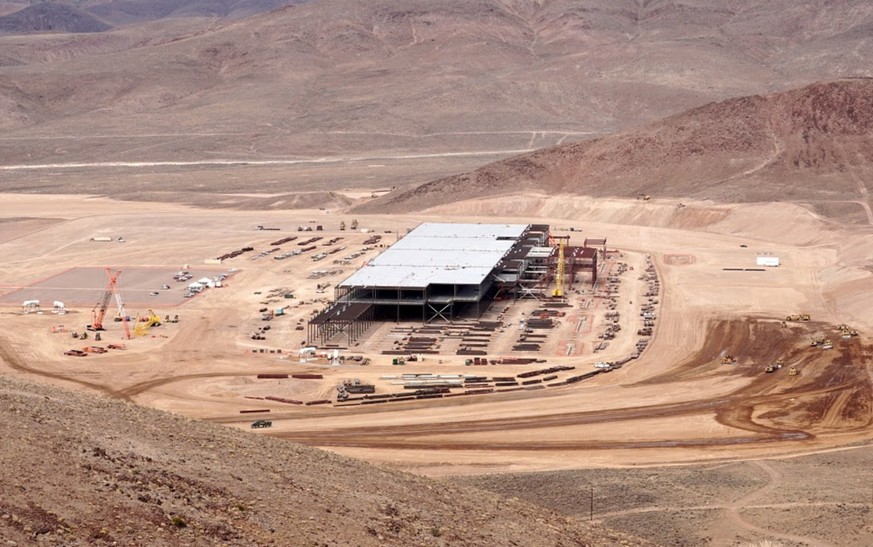 Teslas Gigafabrik für elektrische Autobatterien in Reno, Nevada.