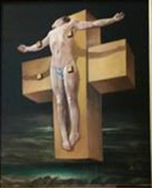 Dying Christ: der gefälschte Dali.