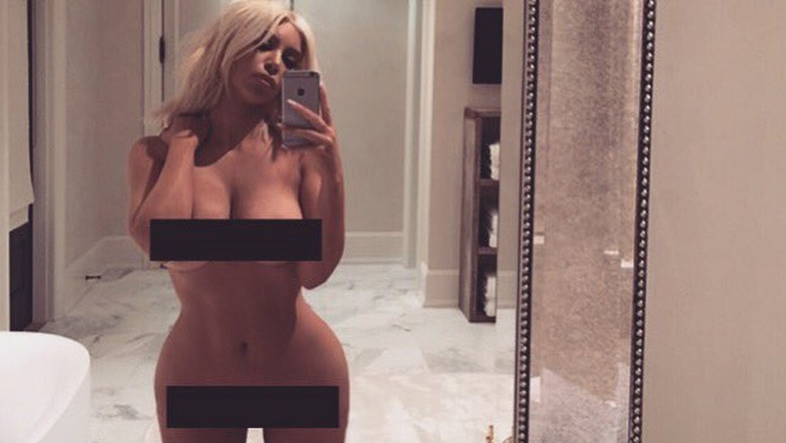 Das Bild, das das Internet nicht kaputt machte: Kim Kardashian hat nichts anzuziehen.