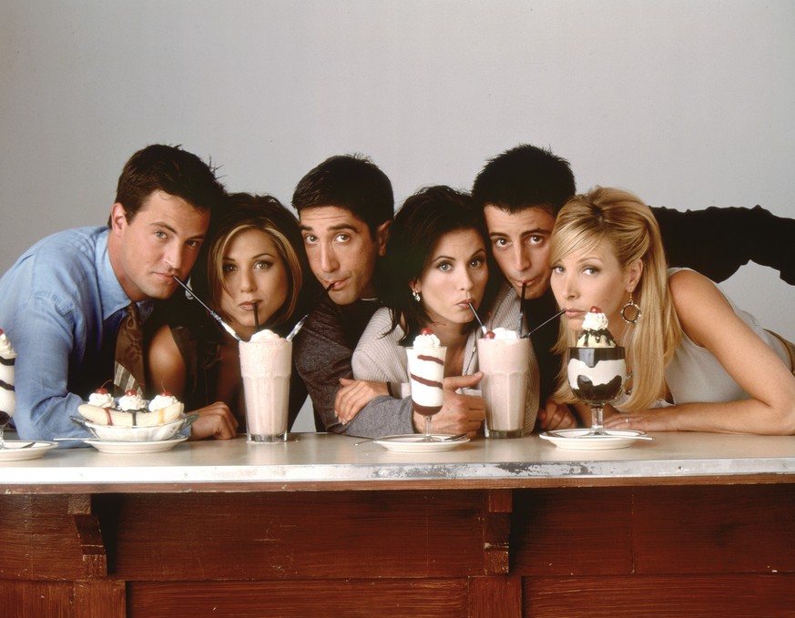 Friends Jennifer Aniston Courteney Cox Lisa Kudrow David Schwimmer Matt LeBlanc Matthew Perry Rachel Monica Phoebe Ross Joey Chandler