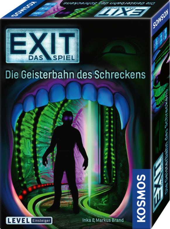 Exit - Die Geisterbahn des Schreckens, Schachtel