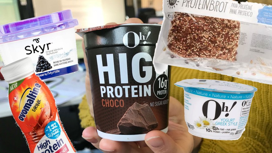 High Protein! Produkte mit viel Eiweiss liegen im Trend.