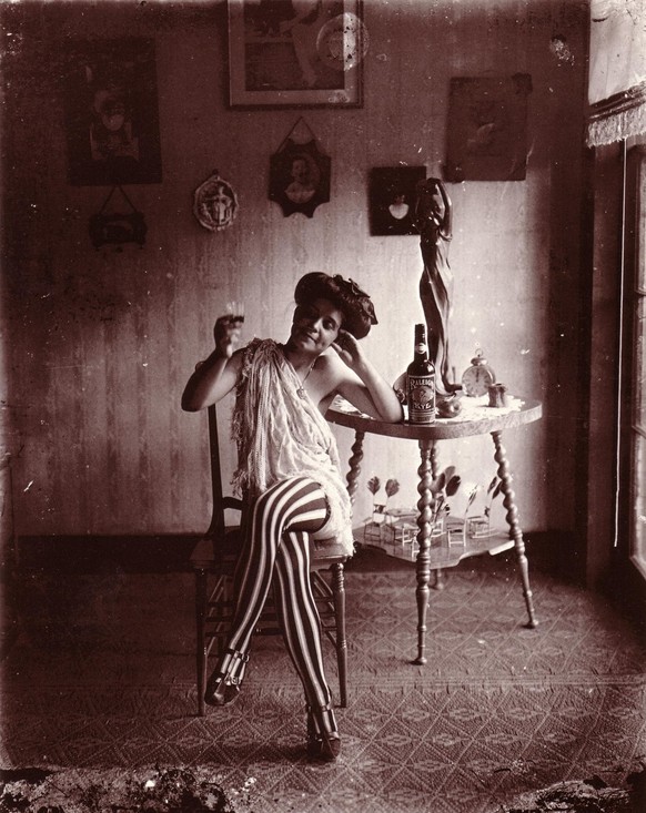 Eine Prostituierte im Jahr 1912 in New Orleans.