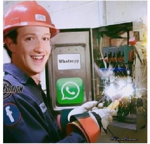 Zuckerberg WhatsApp offline