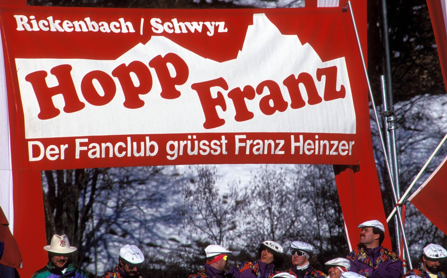 Alpine Skiweltmeisterschaft in Saalbach-Hinterglemm: Banner f