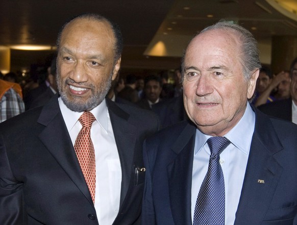 Erst Alliierte, dann Feinde: Mohammed bin Hammam und Sepp Blatter.
