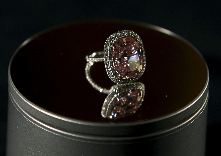 Dieser Diamant wurde für 27,8 Millionen Franken versteigert.