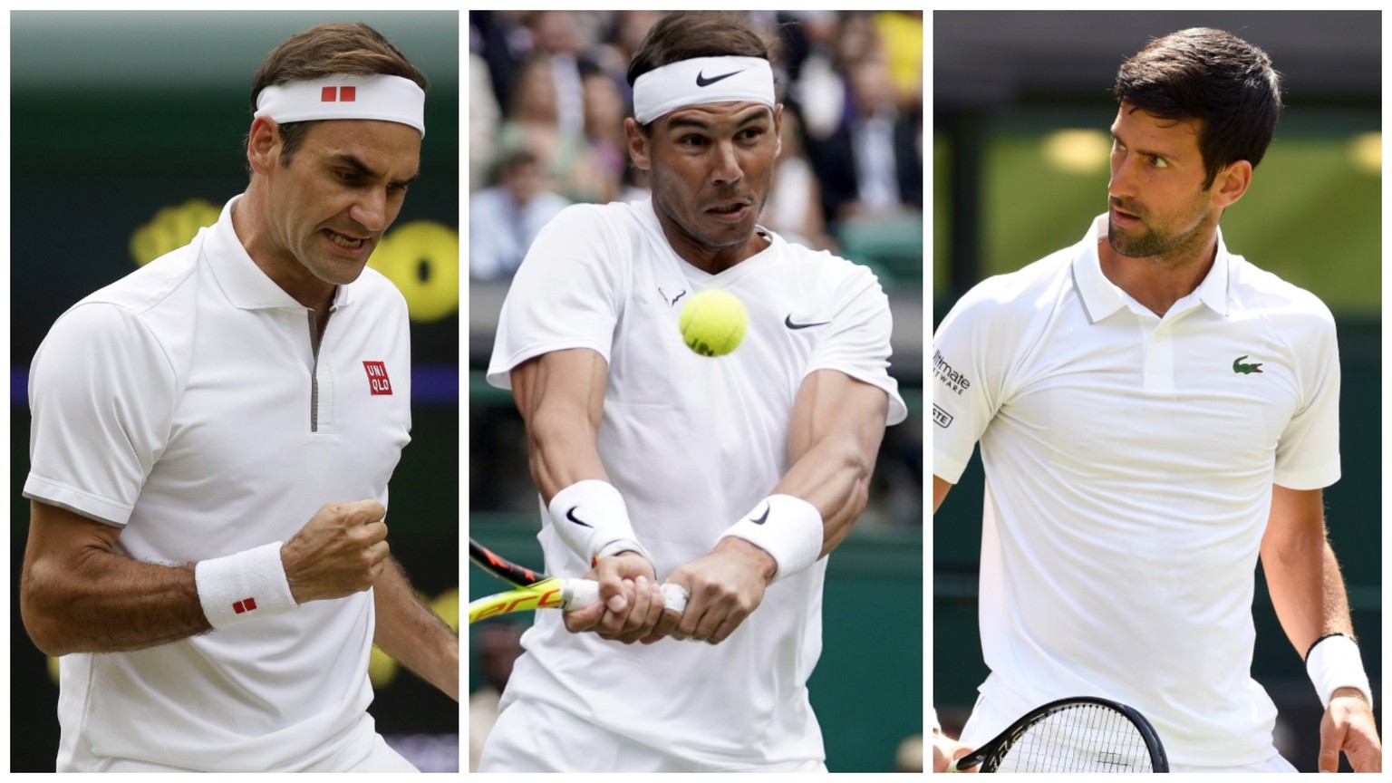 Auch Mitte 2019 dominieren immer noch die «alten» Herren Federer, Nadal und Djokovic.