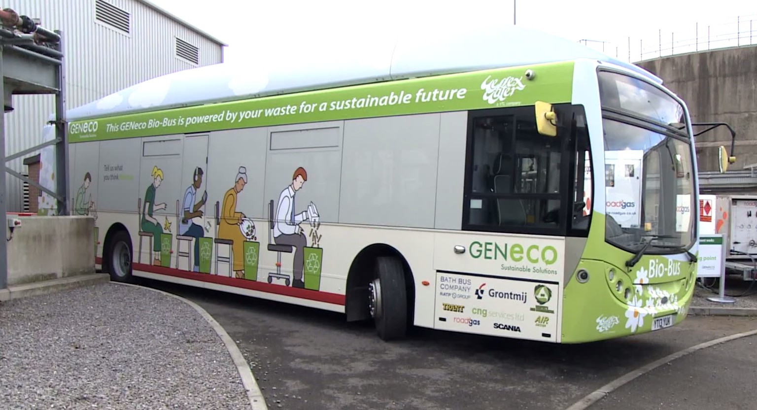 Der «Bio-Bus», der demnächst in Bristol Passagiere befördern soll, wird komplett mit Bio-Gas betrieben.