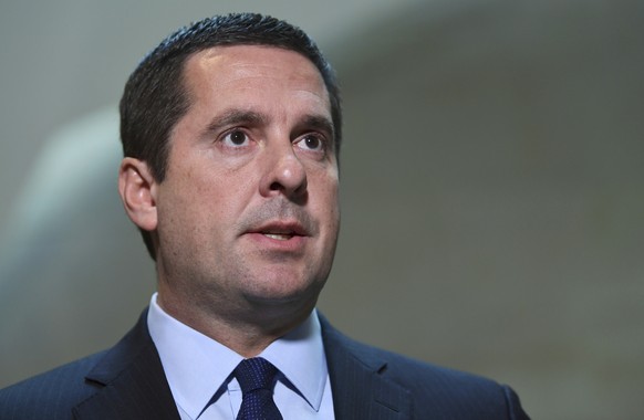 House Intelligence Committee Chairman Rep. Devin Nunes, R-Calif., speaks on Capitol Hill in Washington, Tuesday, Oct. 24, 2017. (AP Photo/Susan Walsh)