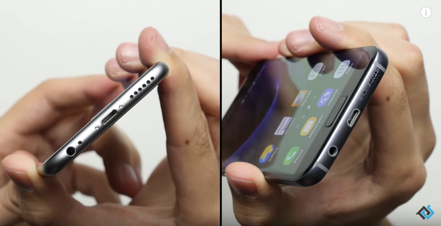 iPhone vs. Android-Flaggschiff: Das Video zeigt ein eindrückliches Experiment.