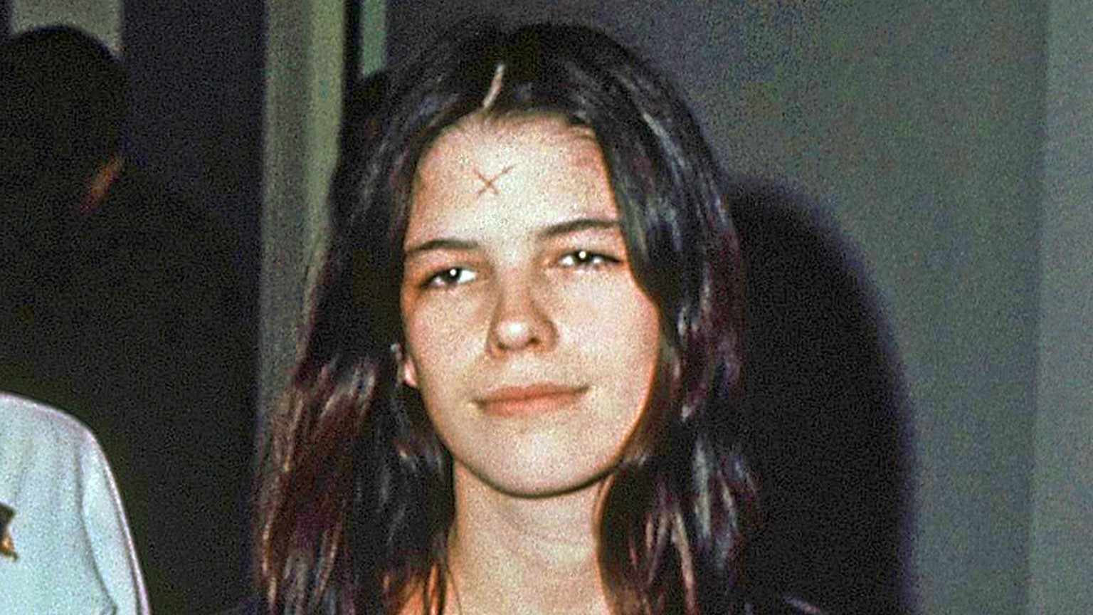 FILE - Leslie Van Houten is shown in a Los Angeles lockup on March 29, 1971. The Charles Manson follower has been released from a California prison after serving 53 years for two infamous murders. The ...