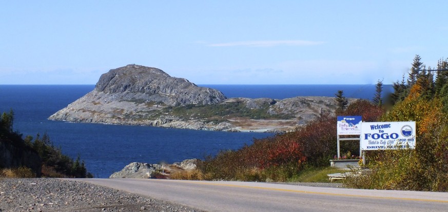 So sieht es an einem der vier Enden der Welt aus: Der Brimstone Head auf Fogo Island.&nbsp;