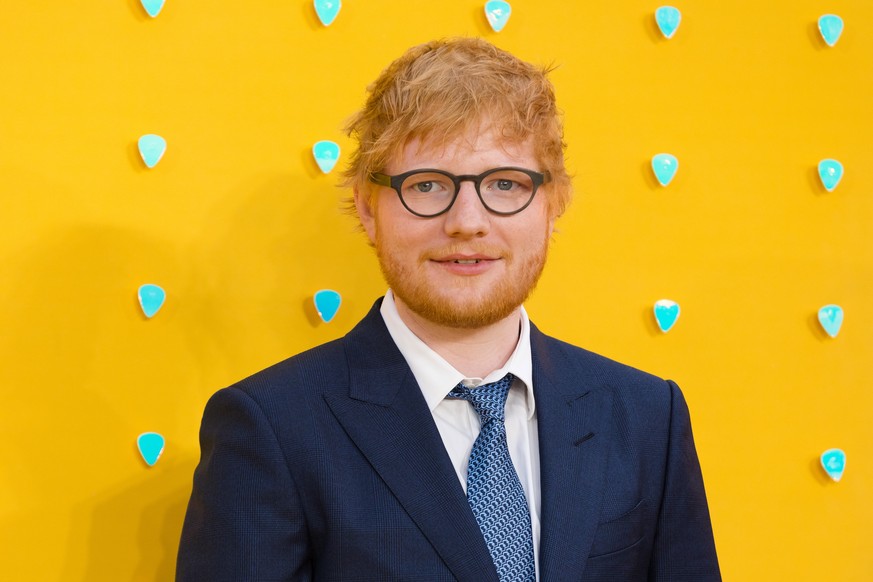 epa07656805 British singer and actor Ed Sheeran poses on the red carpet at the UK premiere of &#039;Yesterday&#039; at the Odeon Luxe Leicester Square in London, Britain, 18 June 2019. The film is rel ...