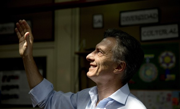 Mauricio Macri am Wahltag.&nbsp;