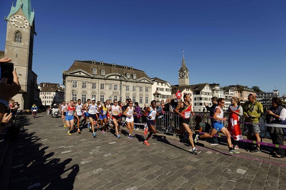 Zürich wird der 35. Marathon für John Kinchen.