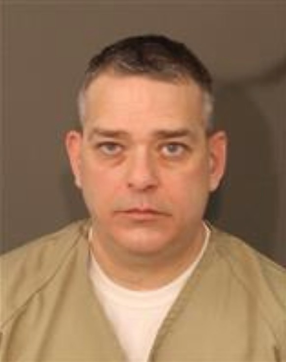 epa08985831 A handout booking image made available by the Franklin County Sheriff&#039;s Office shows former Columbus, Ohio Police Officer Adam Coy who was arrested and charged with murder in the shoo ...