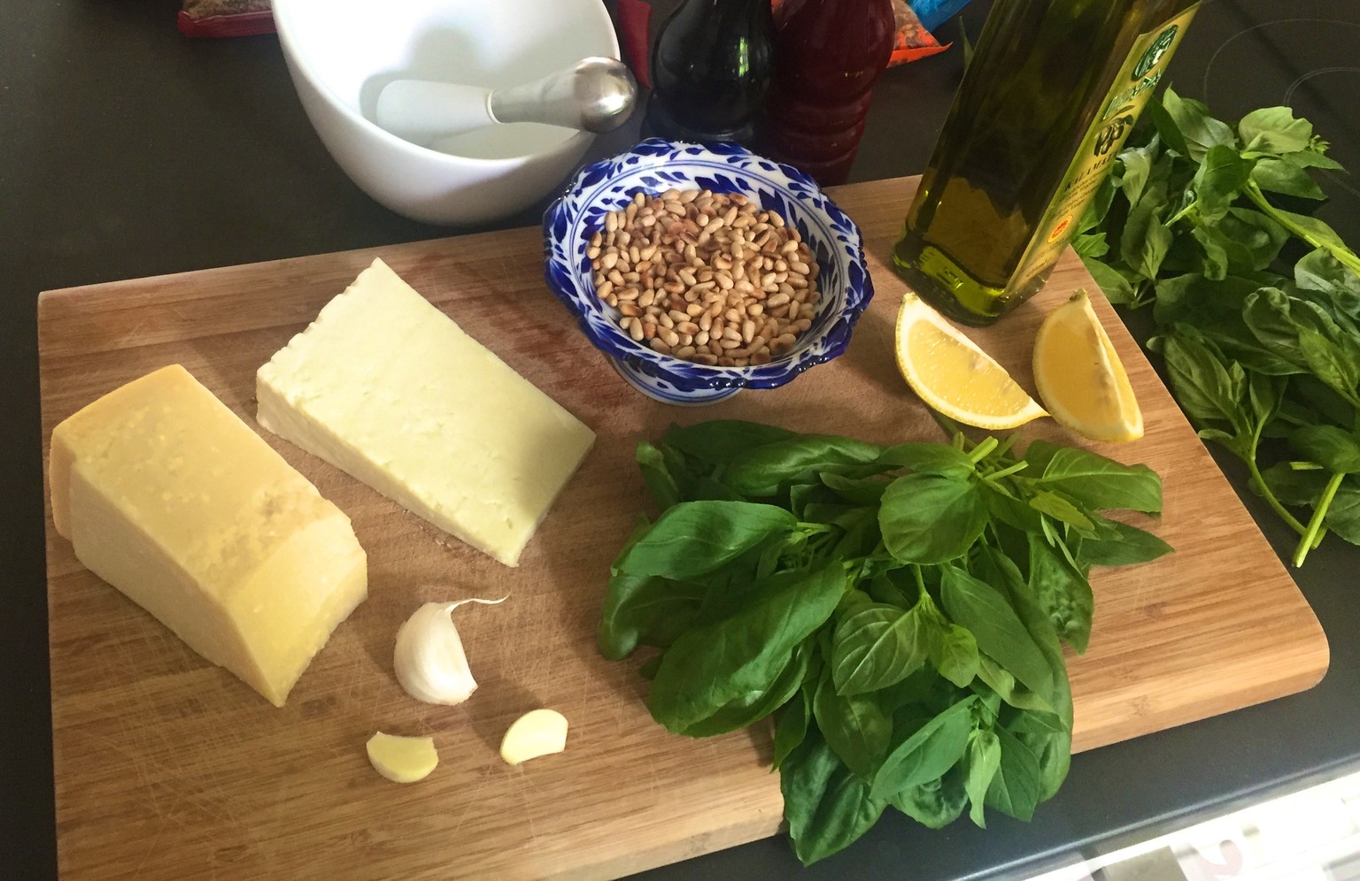 pesto hausgemacht ligurisch italienische küche ligurien genova
