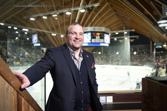 Designated OC president Marc Gianola is pictured during the game between Switzerland&#039;s HC Lugano and Finland&#039;s Jokerit Helsinki, at the 89th Spengler Cup ice hockey tournament in Davos, Swit ...