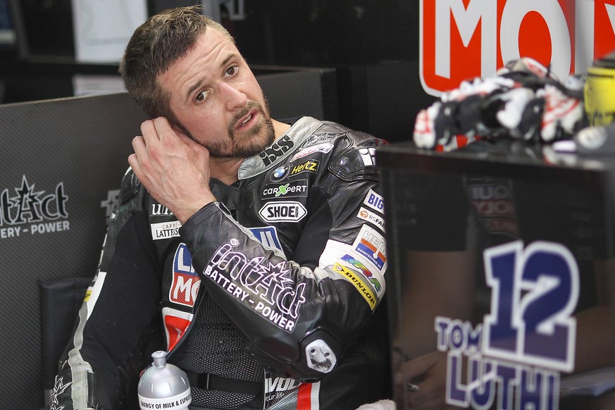 DOHA, - FEBRUARY 29: Thomas Luthi of Liqui Moly Intact GP in action during the second day of the Moto2 and Moto3 official testing session on February 29, 2020, held at Local International Circuit in D ...