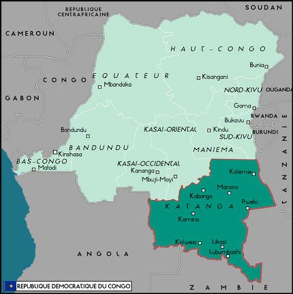 Kongo Karte Glencore