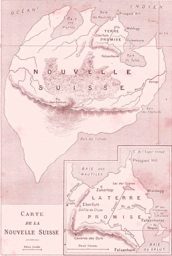 Karte: Jules Vernes Nouvelle Suisse