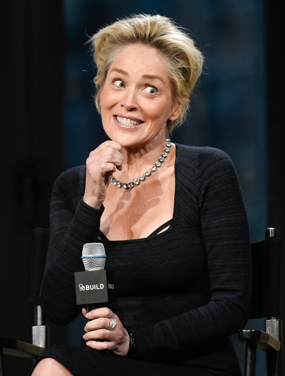 Actress Sharon Stone participates in AOL&#039;s BUILD Speaker Series to discuss the new TNT series &quot;Agent X&quot;, at AOL Studios on Thursday, Nov. 19, 2015, in New York. (Photo by Evan Agostini/ ...