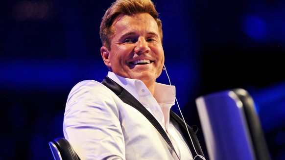 epa04752497 A picture made available on 17 May 2015 of casting show jury chief, German music producer Dieter Bohlen smiling at the final of pop casting show &#039;Deutschland sucht den Superstar&#039; ...
