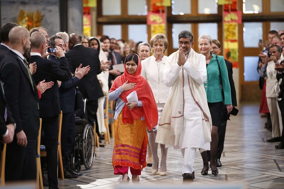 Applaus für Malala Yousafzai.