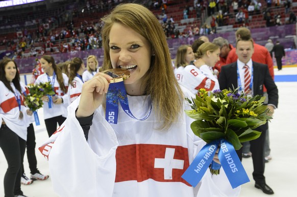 Florence Schelling wurde kurzzeitig zum Aushängeschild des Schweizer Frauen-Hockeys.