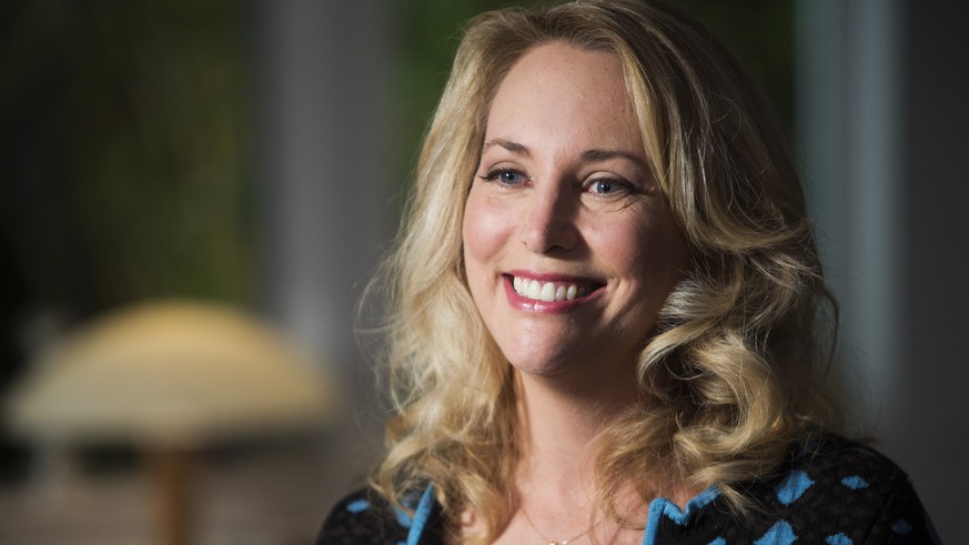 In this undated photo provided by PBS, former United States CIA Operations Officer, Valerie Plame, who is also known by her married name, Valerie Wilson, is interviewed on the set of &quot;Makers: Wom ...