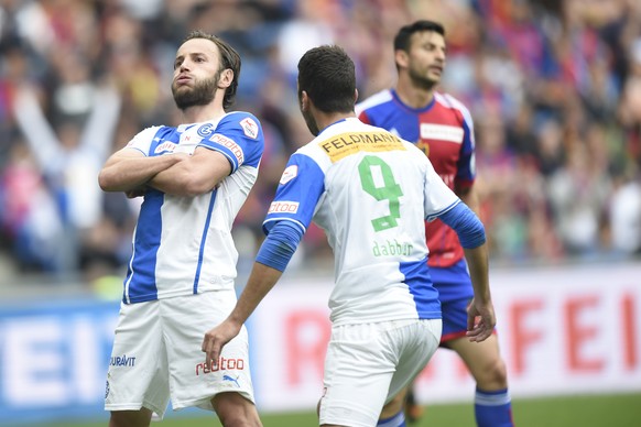 Shkelzen Gashis Freude über das 1:0. Doch was ist der Punkt in Basel wert?