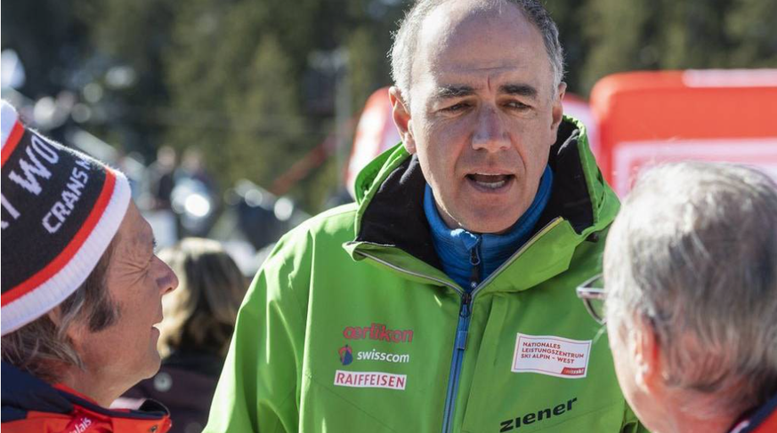 Christophe Darbellay (49), hier im Februar 2020 in Crans Montana, steht ständig mit den grossen Skigebieten in Kontakt.