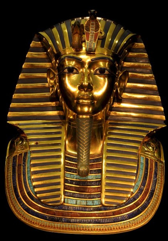 Weltbekannt: Die prunkvolle Totenmaske des Pharaos.&nbsp;
