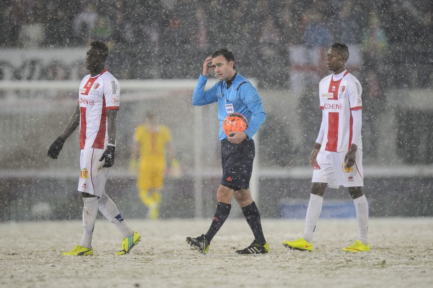 Es ist nicht das erste Mal, dass der Schnee dem FC Sion einen Strich durch die Rechnung macht.