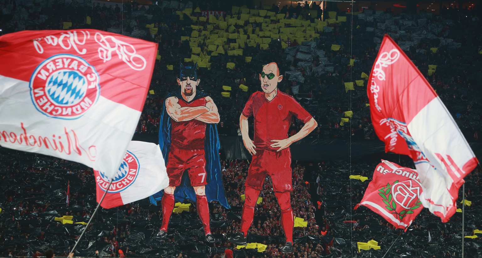 Sie fehlen den Bayern an allen Ecken und Enden: Die Superhelden Ribéry und Robben.