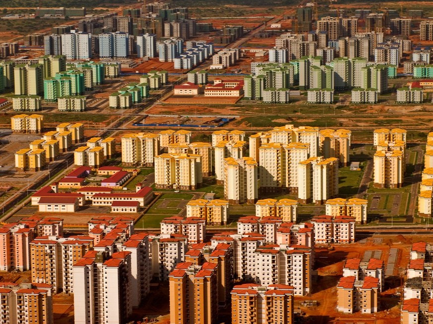 Nova Cidade de Kilamba im Jahr 2011.